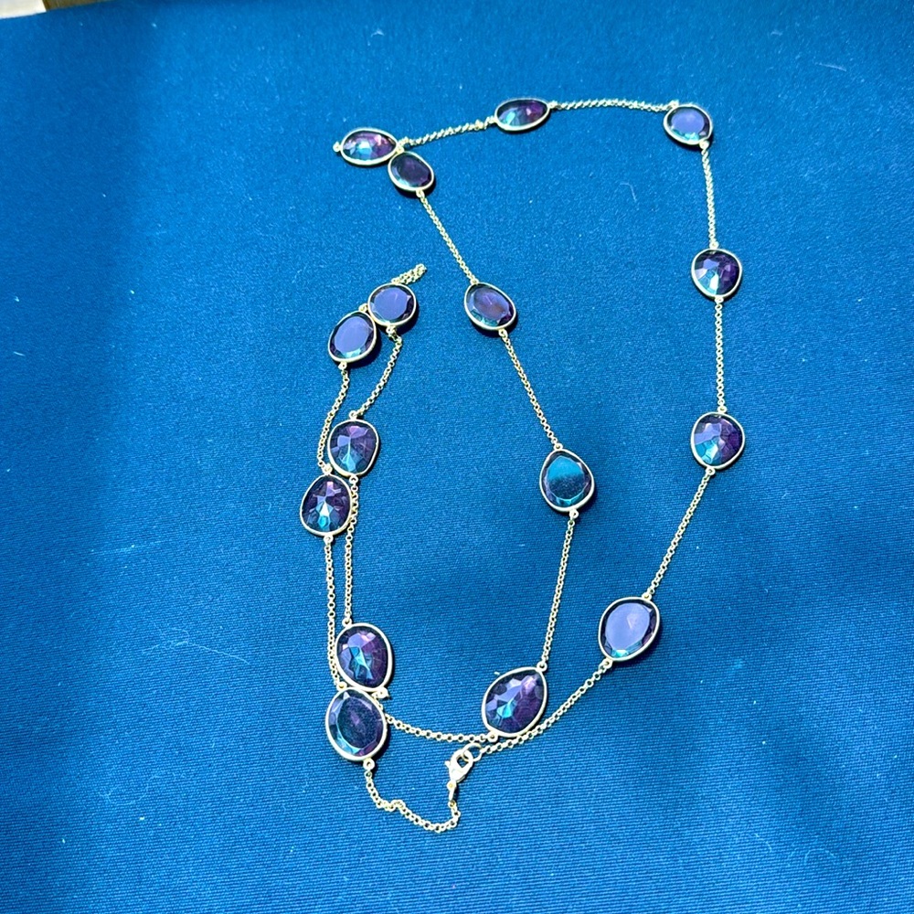 Purple Stone Necklace